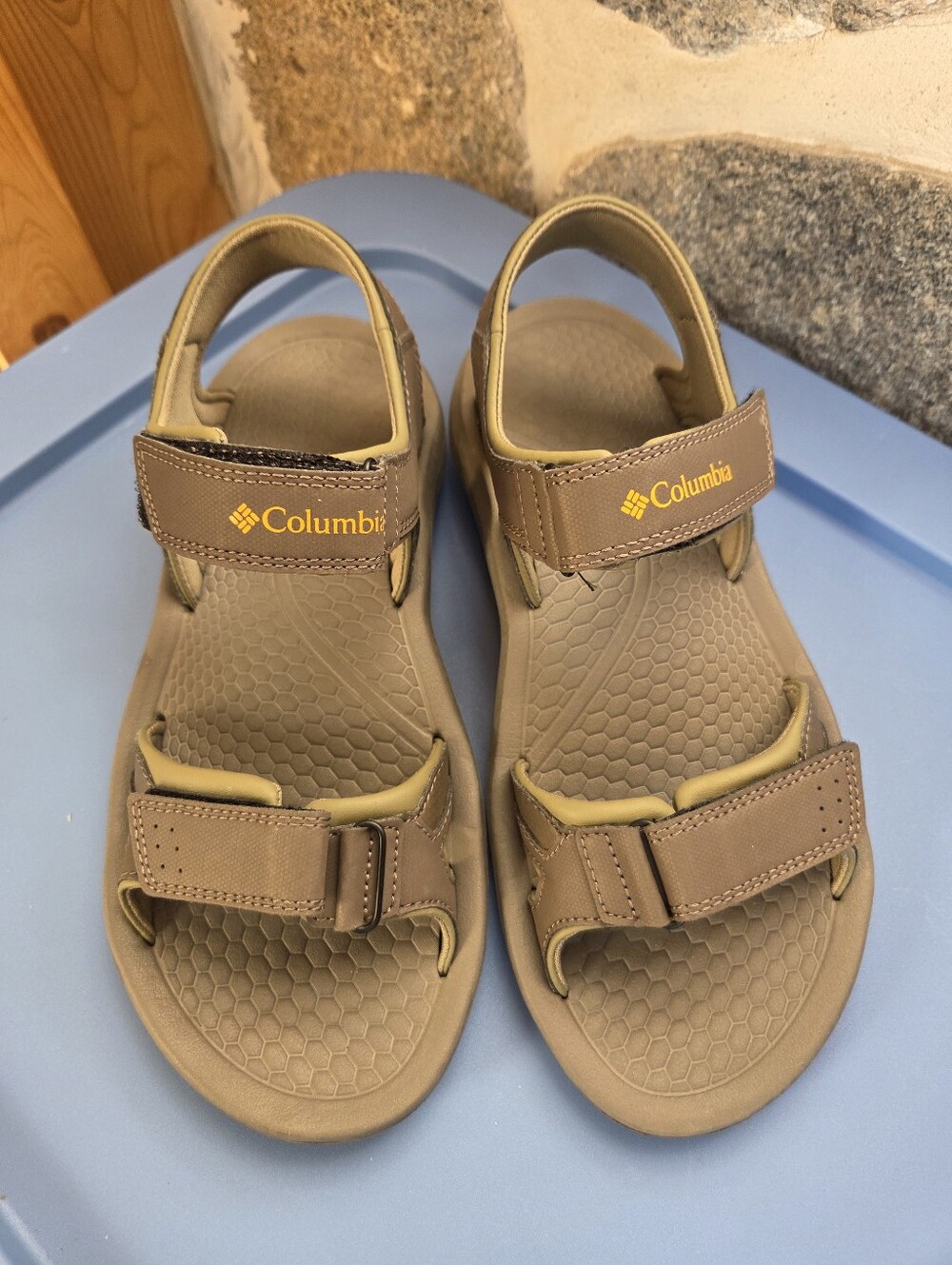 Columbia Riptide II Mens Brown Adjustable Strap Sandals